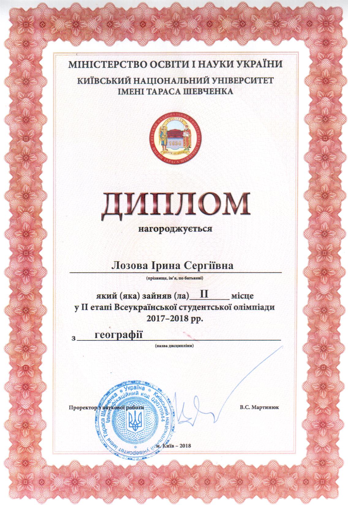 Диплом Лозова