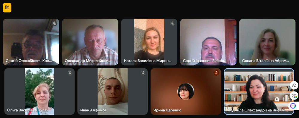 Проміжні результати написання магістерських робіт студентами групи ТН24М та ТН24М-З